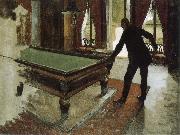 Pool table Gustave Caillebotte